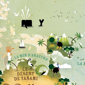 Oceania map