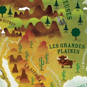 North america map