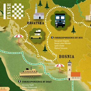 Balkans map