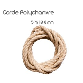 Corde poly-chanvre 5 m