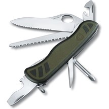 Camp Active Couteau de poche suisse multifonction pliable, camping, randonnée, 10 fonctions, inox