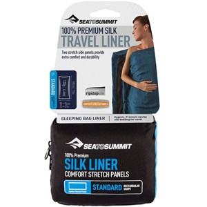 Drap de couchage en soie stretch droit s