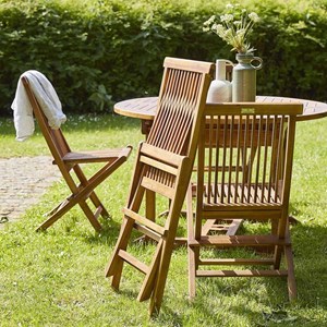 Salon de jardin teck huilé 6/8 pers tabl