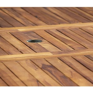 Salon de jardin teck huilé 4/8 pers tabl