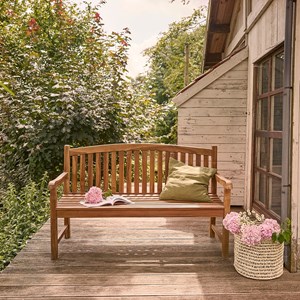 Banc en teck huilé - banc de jardin 150