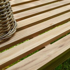 Banc en teck brut qualite grade a - 150