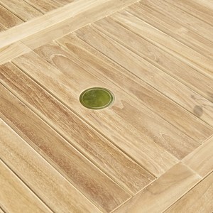 Salon de jardin en teck brut qualite gra