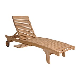 Bain de soleil /chaise longue en teck br