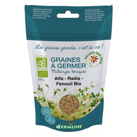 Graines à germer alfalfa radis fenouil