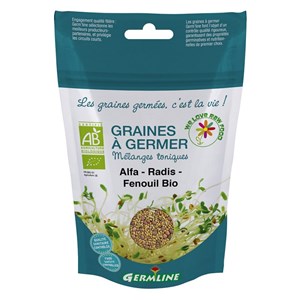 Graines à germer alfalfa radis fenouil