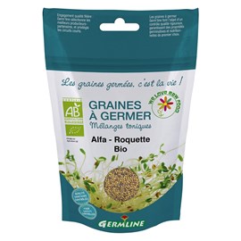 Graines à germer alfalfa - roquette bio