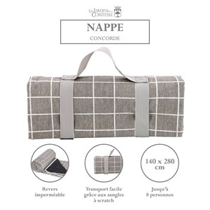 Nappe pique-nique xl concorde 140x280cm