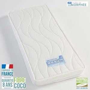 Matelas berceau 50x90 100% coco 6cm