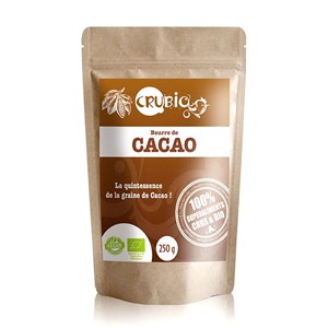 Beurre de cacao certifié bio (250g)