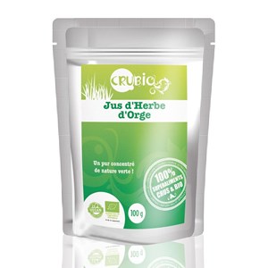 Jus d'herbe d'orge bio en poudre - 100g