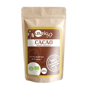 Fèves de cacao hq - ecocert - 500g