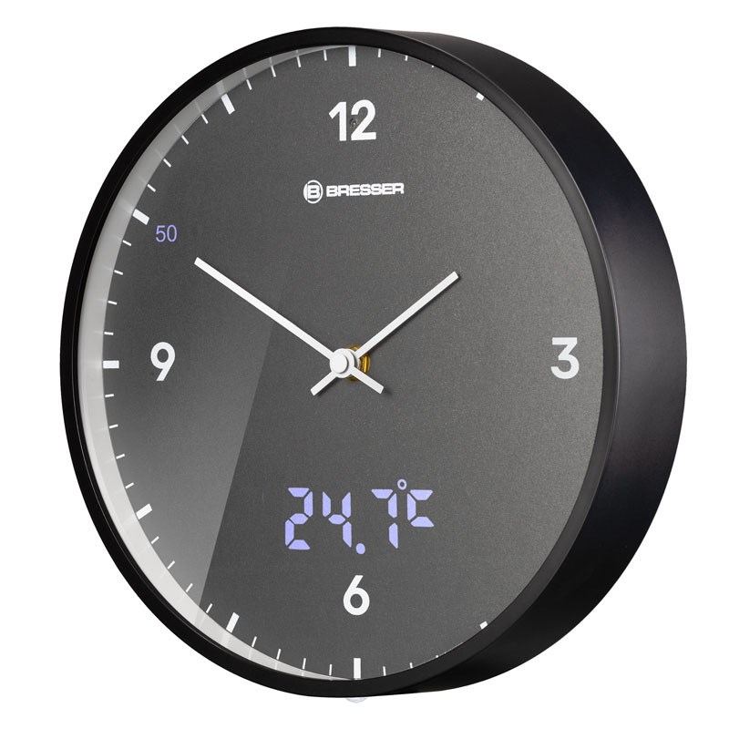 Bresser mytime ledsec horloge murale 24