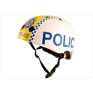 Casque vélo garçon police medium