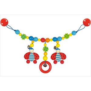 Hochet poussette coccinelle heimess