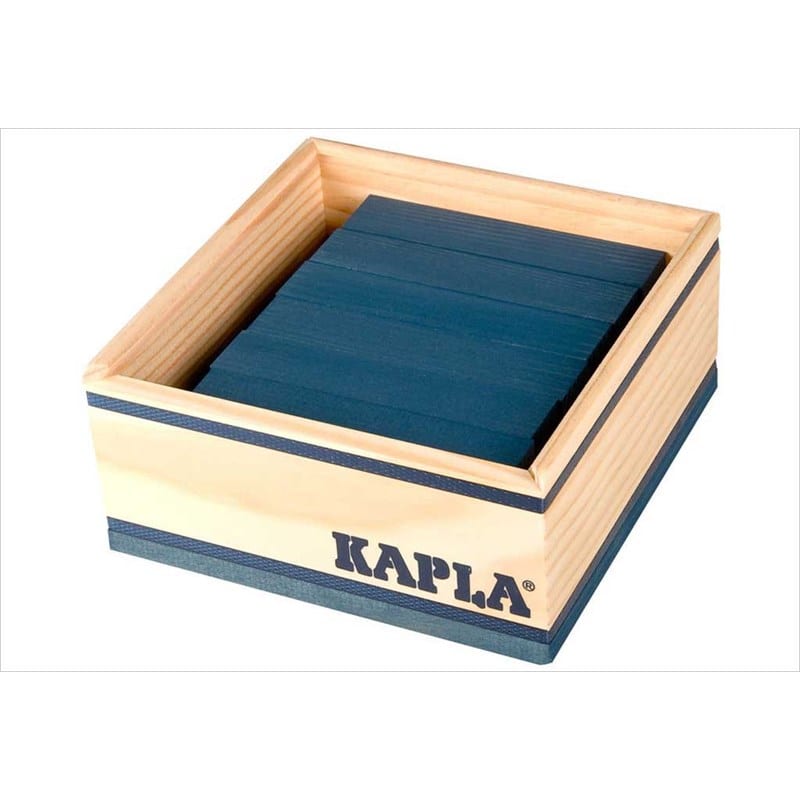 Kapla bleus foncé - les carrés couleurs