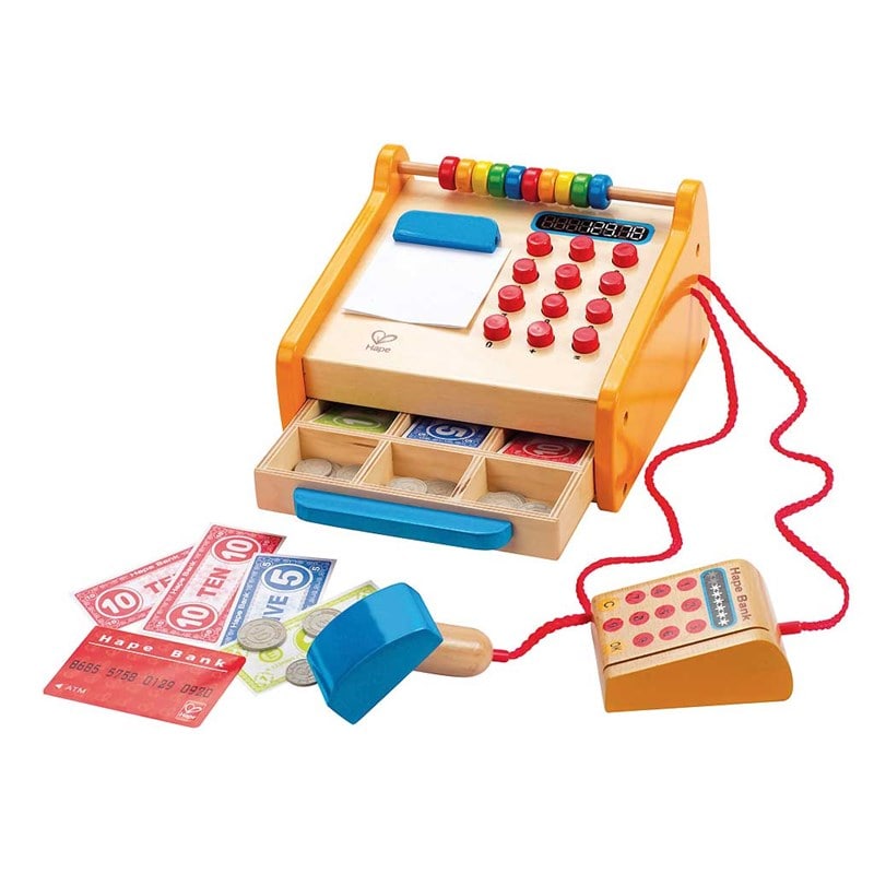 Hape - Caisse enregistreuse bois hape