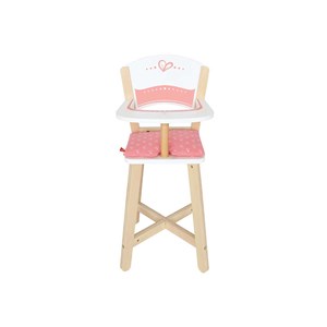 Chaise haute bois jouet hape