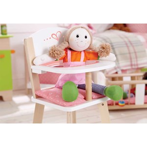 Chaise haute bois jouet hape