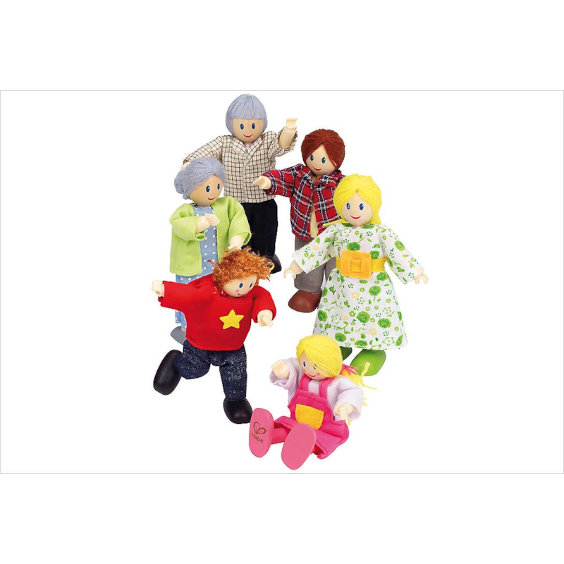 Famille joyeuse maison de poupée (Hape) - Image 1