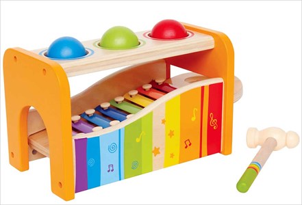 Boitier xylophone à marteler