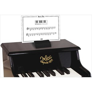 Jouet piano noir vilac et ses partitions