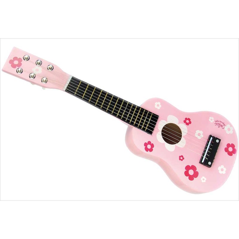Jouet guitare à fleurs vilac