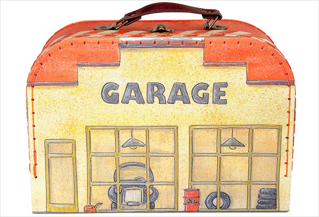 garage valise jouet