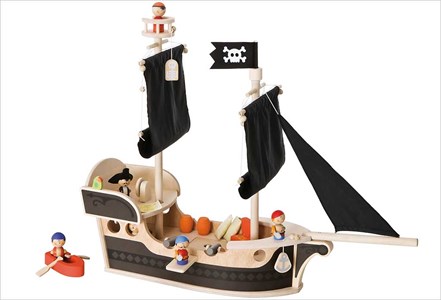 Bateau de pirate en bois sevi