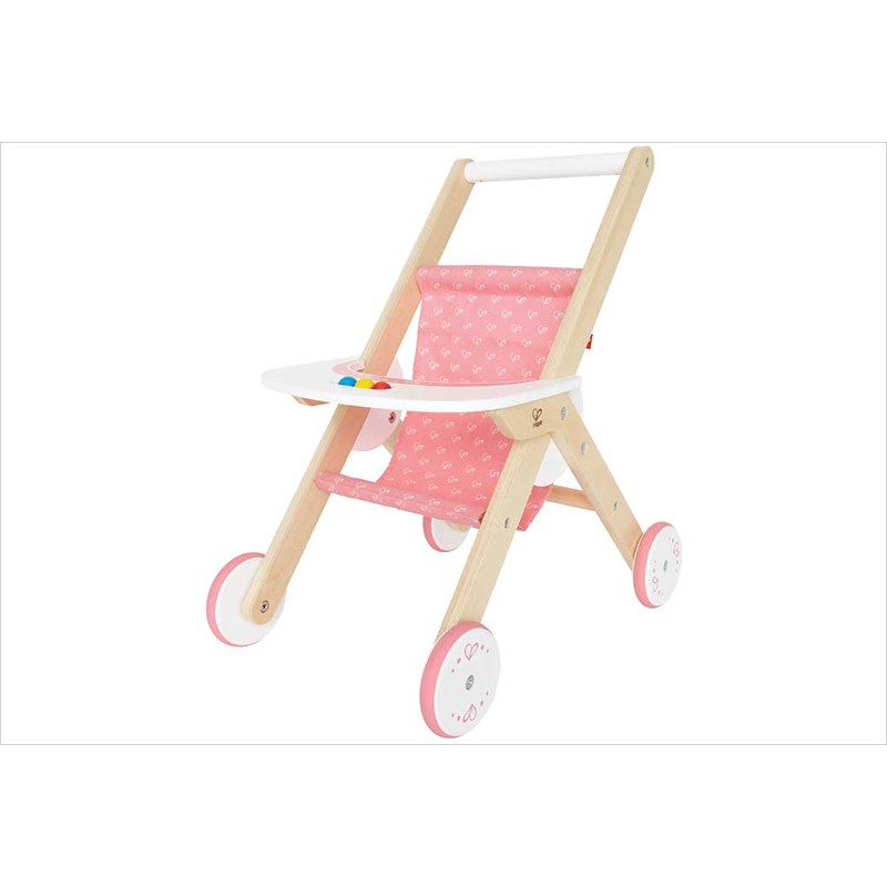 Poussette bois jouet hape