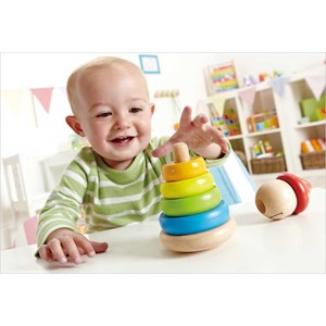 Jouet à empiler en bois clown hape