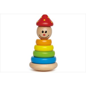 Jouet à empiler en bois clown hape