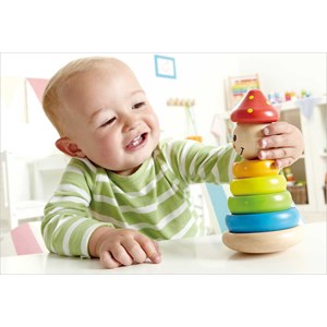 Jouet à empiler en bois clown hape