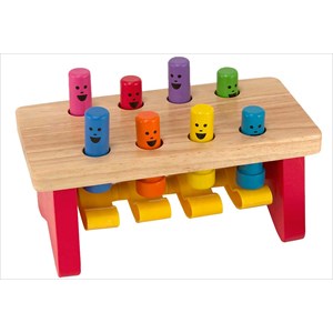 Banc à marteler en bois