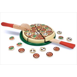 Pizza en bois melissa & doug