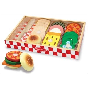 Jouet sandwich en bois melissa & doug