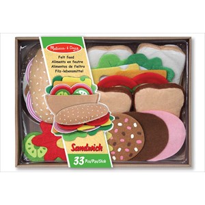 Jouet sandwich tissus melissa & doug