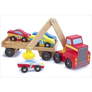 Camion de transport bois grue magnétique