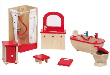 Salle de bain goki pour maison poupées