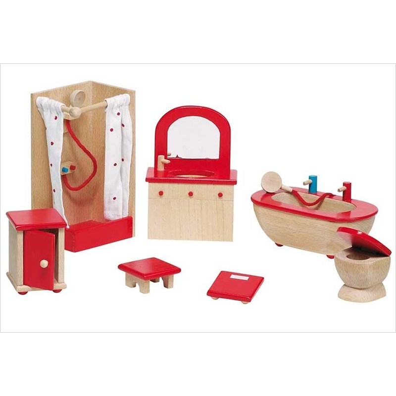 Salle de bain goki pour maison poupées