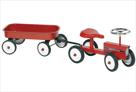 Porteur tracteur avec remorque métal