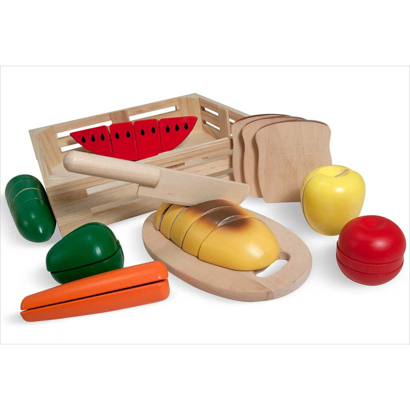 Grands aliments en bois à découper (Melissa And Doug) - Image 3