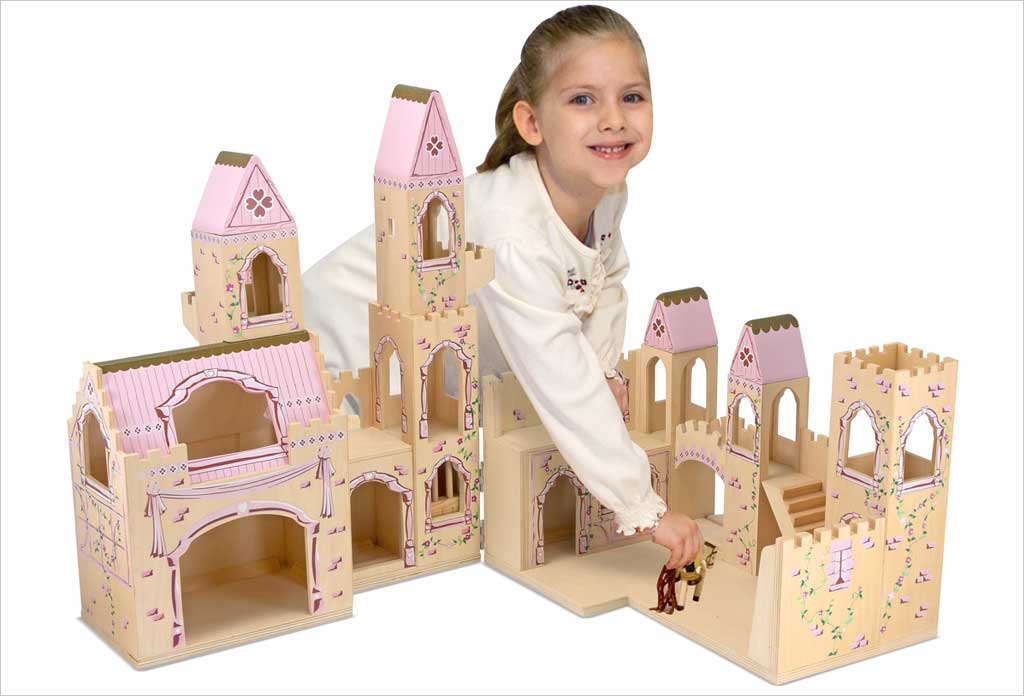 DIY Tutoriel : montage château de princesse en bois pour jouer
