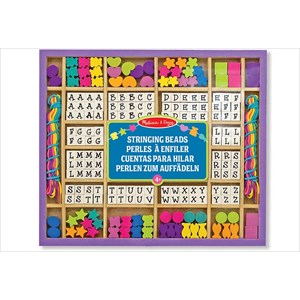 Perles en bois lettres