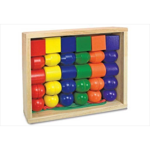 Melissa And Doug - Premières grosses perles en bois