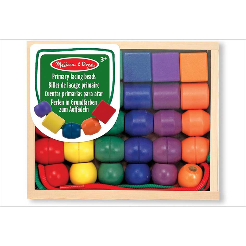 Premières grosses perles en bois (Melissa And Doug) - Image 2